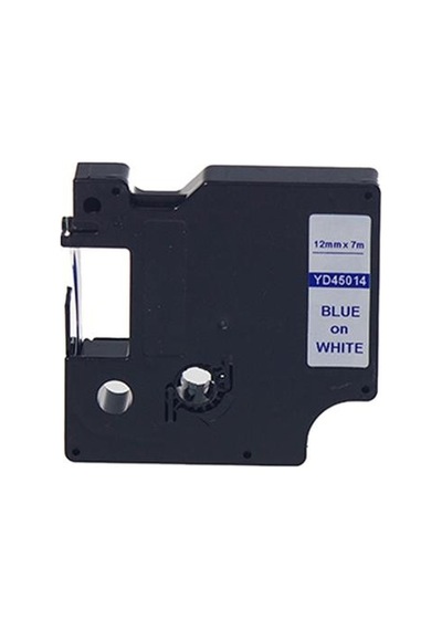 Prıntpen Dymo D1 45014 Beyaz Etıkete Mavı 12mm X 7m -80222