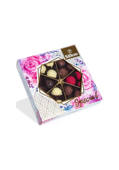Special Karışık Truf Çikolata Kutusu - 1. Kalite Hediyelik Truffle - 218 Gr