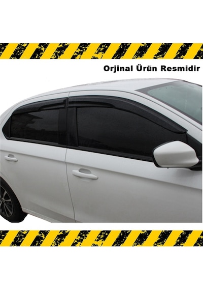 Citroen Elysee Mügen Cam Rüzgarlığı 2012 - 2020 Arası 4 Lü Set N11.28288