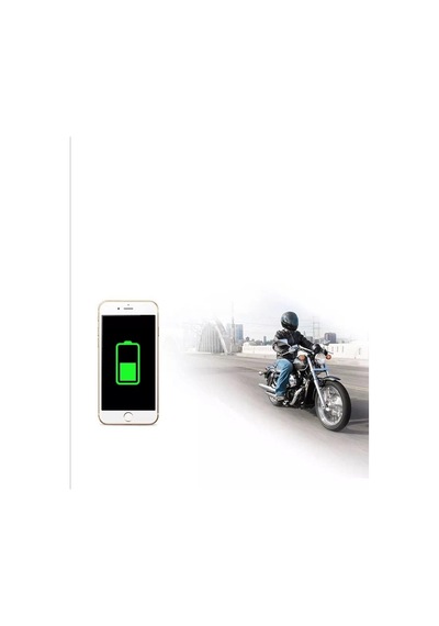 Lexroo Usb Çıkışlı Sigortalı Motosiklet Gidon Usb Şarj Aleti Standart