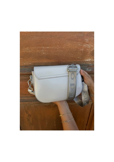 Just Polo Kadın Orta Boy Ayarlanabilir Çapraz Askılı Günlük Kullanıma Uygun El & Omuz Çantası Shoulder Bag Gri
