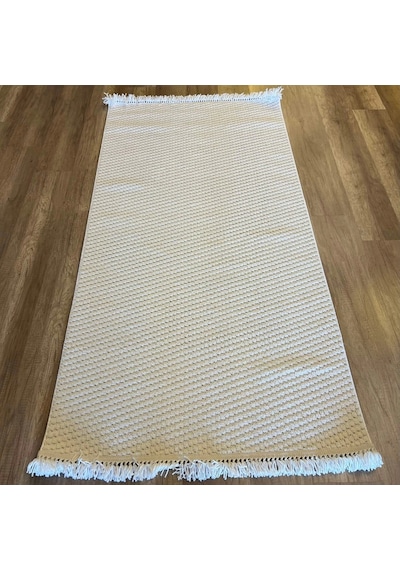 Hoom Rugs Dizayn 1063 Krem Yumuşak Dokulu Desensiz İskandinav Halı Krem