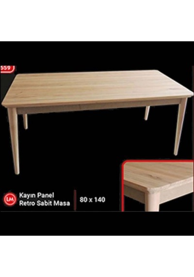 Masa Sabit Açılmaz Model Kayın Kaplama ve retro ayak HAM Kutuda Sevk EL yapım