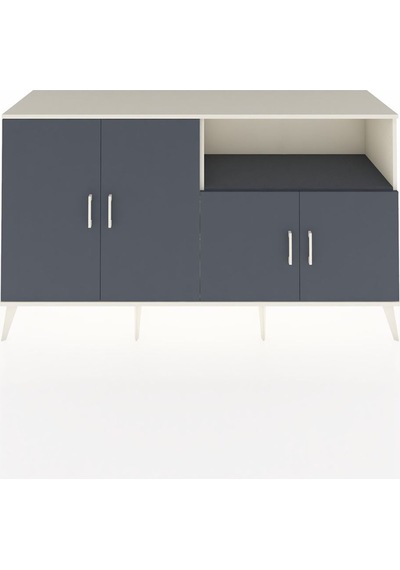 Hyperion Konsol 6 Raflı 4 Kapaklı 176x44x99 Aytaşı-antrasit Aytası/antrasıt - Aytası Hyperion Konsol 6 Raflı 4 Kapaklı 176x44x99 Aytaşı-antrasit Aytası/antrasıt - Aytası