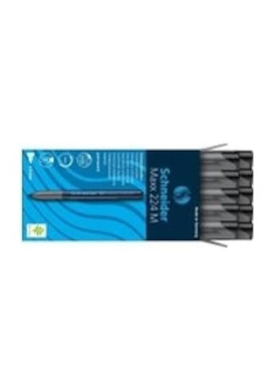 Schneider Asetat Kalemi Permanent M Seri 1.0 MM Siyah 224 - 10 Ad Siyah