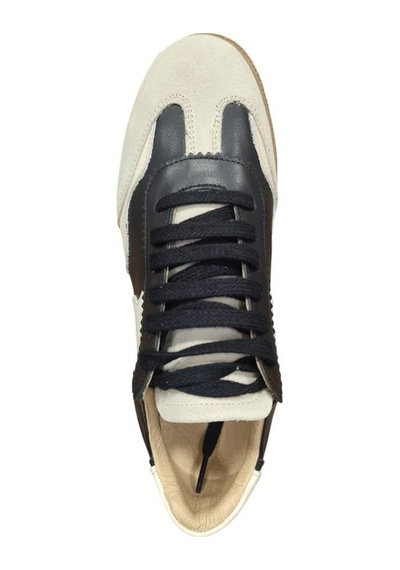 Mammamia D24ka-395 İnce Taban Deri Sneaker Kadın Ayakkabı Siyah