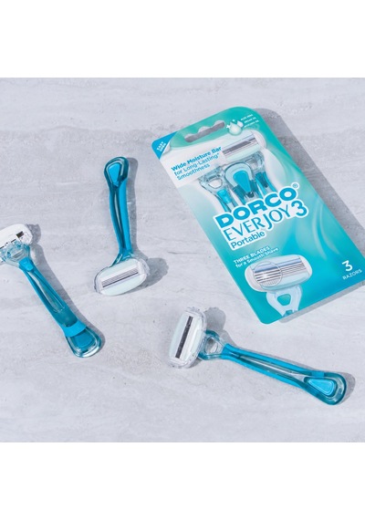 Dorco Everjoy 3 Bıçaklı Kullan At Kadın Tıraş Bıçağı 3lü