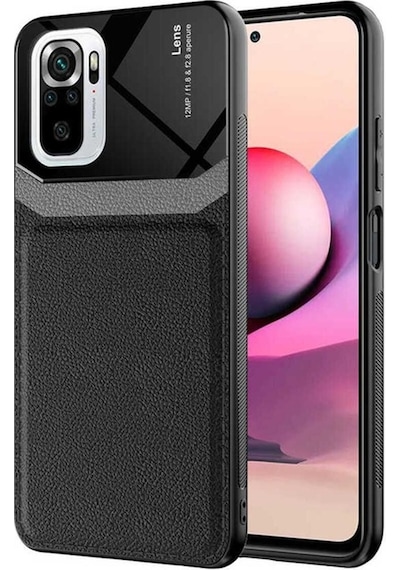 Xiaomi Redmi Note 10s Kılıf Zore Emiks Kapak Siyah