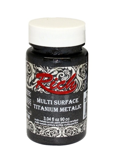 Rich Multi Surface Titanium Metalik Boya 90 Cc. 2544 Siyah