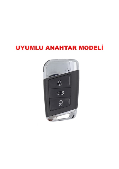 Volkswagen Passat Uyumlu B8 Silikon Anahtar Kılıfı