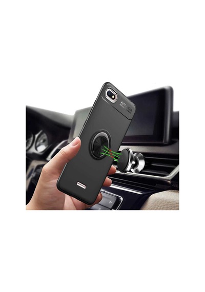 Xiaomi Redmi 6A Kilif Yüzüklü Magnetli Ravel Case 389753600