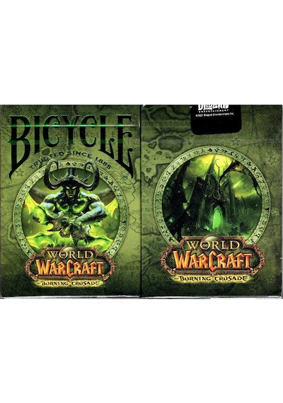 Bicycle World Of Warcraft Burning Crusade Oyun Kağıdı Kartı Kartları Destesi Koleksiyonluk Yeşil