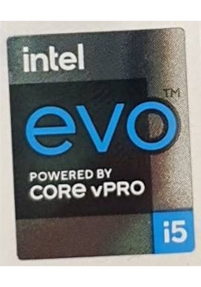 OEM intel evo CORE vPRO i5 11 ve 12.ci Nesil Sticker Etiket D84