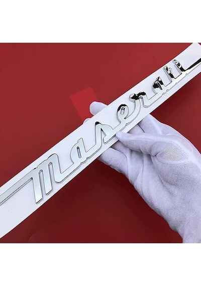 Maserati Krom Bagaj Yazısı 3m 3d Abs Maserati Coupe