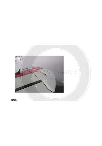 Peugeot 207 Spoiler Spoyler Fiber Astarlı