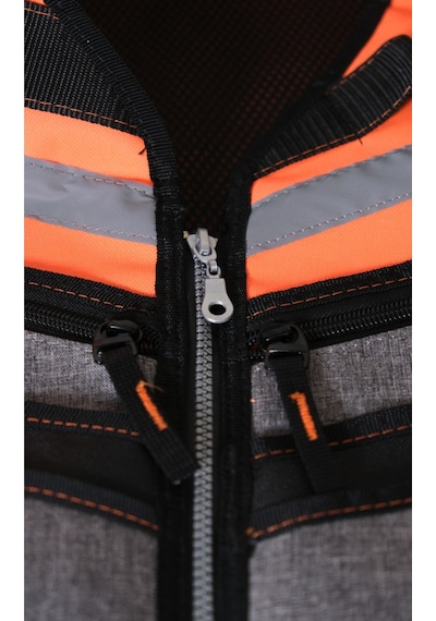 Impertex Kumaşlı Çok Cepli Takım Yeleği - Profesyonel Alet Taşıma Yeleği Turuncu