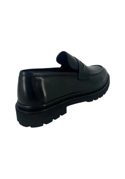 Kemal Tanca 880 022 Erkek Hakiki Deri Loafer Ayakkabı Siyah
