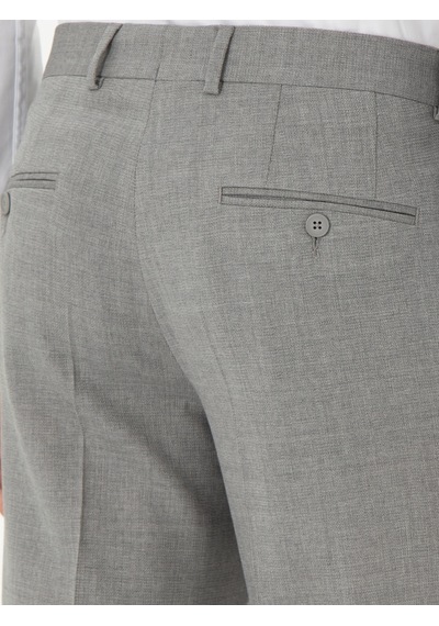 Cacharel Gri Slim Fit Yün Klasik Pantolon
