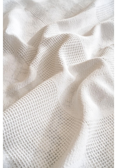 Soley Serenity %100 Pamuk 200 X 220 Cm Çift Kişilik Pike Beyaz