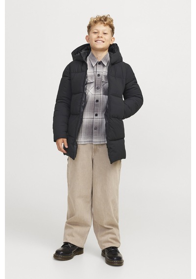 Jack Jones Erkek Çocuk Mont 12260475 Siyah