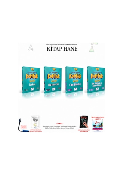 Paraf 5. Sınıf Tüm Dersler Din Kültürü, Fen 4 Kitap Seti