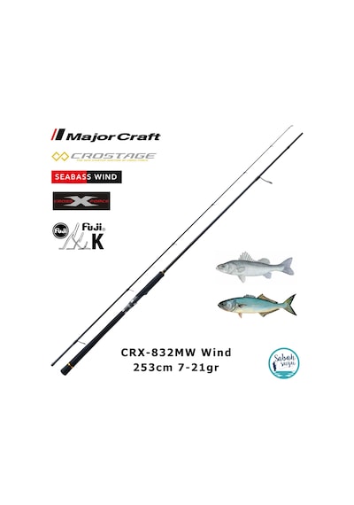 Major Craft Crostage Crx-832mw Wind 2.51mt 7-21gr 2p Spin Kamış