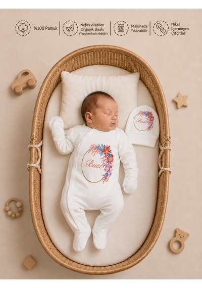 Pia Baby Kız Bebek Hastane Çıkışı Seti 12 Parça %100 Pamuk İsimli Kişiye Özel Organik Baskılı Kıyafet Keseli 103711k0x Ekru Pia Baby Kız Bebek Hastane Çıkışı Seti 12 Parça %100 Pamuk İsimli Kişiye Özel Organik Baskılı Kıyafet Keseli 103711k0x Ekru