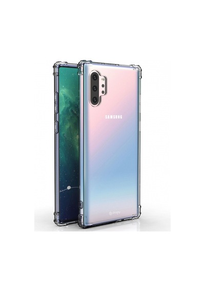 Blogy Galaxy Note 10 Plus İle Uyumlu Crystal Fit Kılıf Crystal Clear Şeffaf