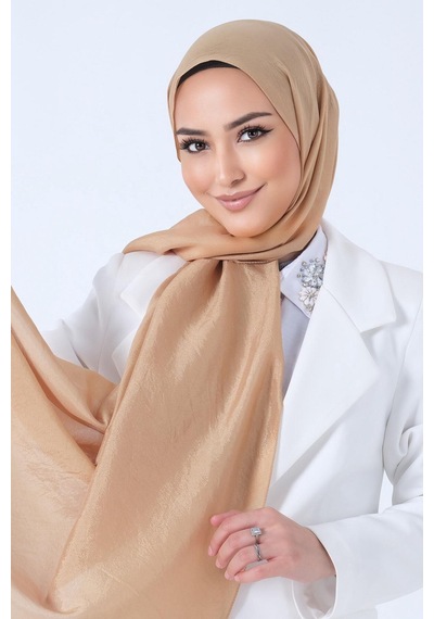 Harem Scarf Brisa Vual Şal - Gold - Gold