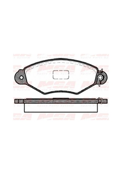 Ön Fren Balatası Mga 55800 Renault Kangoo 2000- 2008
