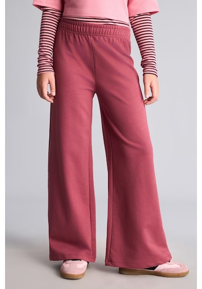 Defacto Baskılı Sweatshirt Üst Geniş Paça Alt 2li Takım Kız Çocuk I0855a826aupn181 Pembe-pn181