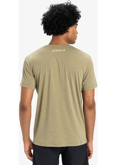 Quiksilver Quıksılver Coastal Run Ss Erkek Aloe Heather T-shırt Eqykt04372-tmsh Bej