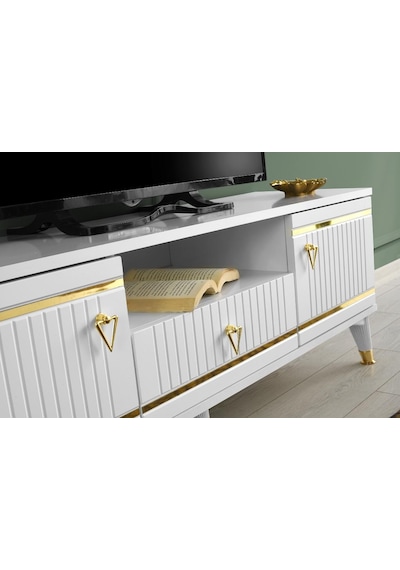 110 CM KORDON MDF MEBRAN KAPAK TV SEHPASI