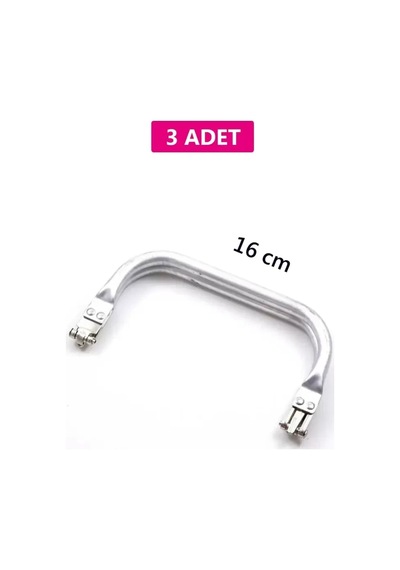 Hrşytrend Gizli Metal Çanta Bursu 3 Adet - 16 Cm - Metal Çanta Aparatı Çanta Aksesuarı Çok Renkli