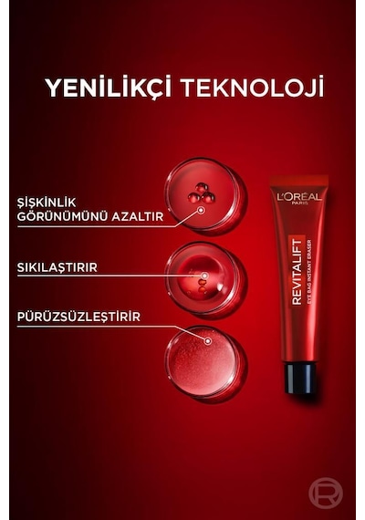 Revitalift Lazer Eyebag Göz Altı Torbalarına Karşı Göz Kremi + Instant Eraser 01 Light pktlazereyebagset2-10865