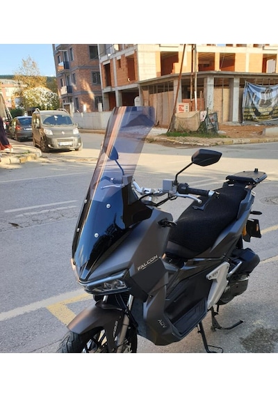 Motocam Falcon Trex 188 Ön Cam 2022-2026 Model 78cm Füme Renkli 4mm Uzun