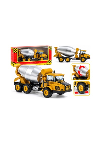 Die Cast Mini İnşaat Aracı Mikser Nhr