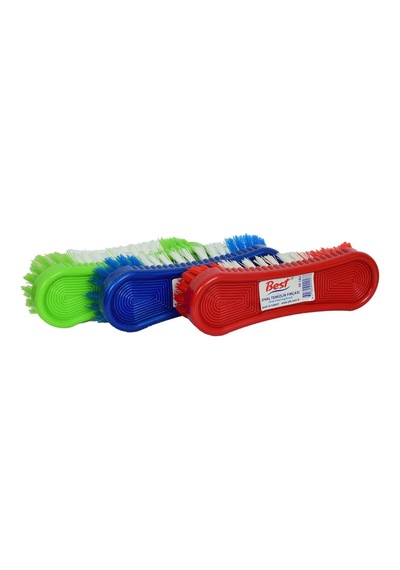 Best Oval Temizlik Fırçası Plastik Halı Fırça Karışık Renk 17 Cm