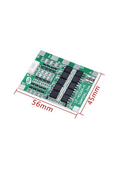 Jms 4s 30a 14.8v Li-ion 18650 Pil Bms Paketleri Pcb Koruma Kurulu Dengesi Kablolu Entegre Devreler