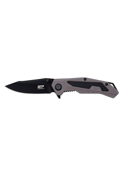 Smith Wesson M&p M2.0 Ultraglıde Tı Aluminum Rubberized Drop Point Kamp Çakı 1100041 Siyah