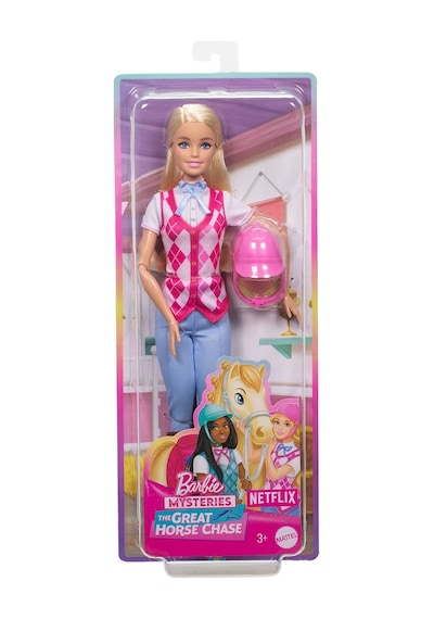 Hxj38 Barbie Binici Bebek - Malibu -barbie Mysteries: The Great Horse Chase