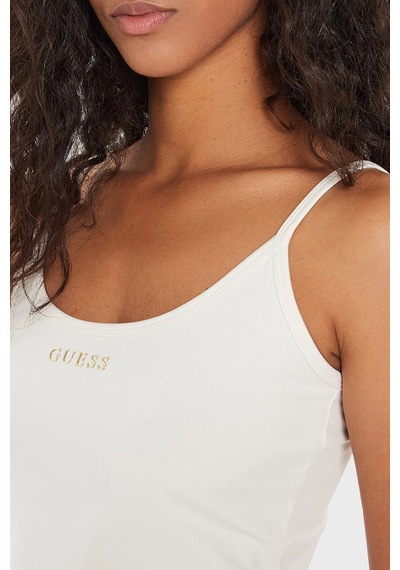 Guess Kadın Top V4yp11 Kcd02 G6k5 Ekru