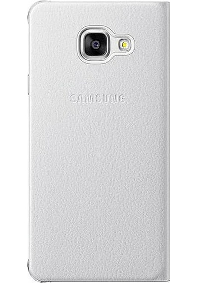 Galaxy A3 2016 İle Uyumlu Kılıf Flip Cover Beyaz