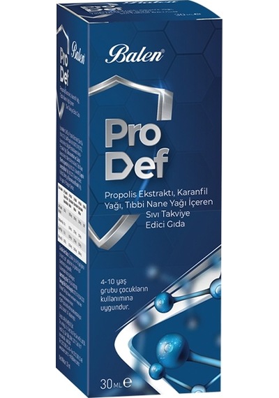 Balen Prodef Propolis Karanfil Yağı Nane Yağı İçeren Boğa