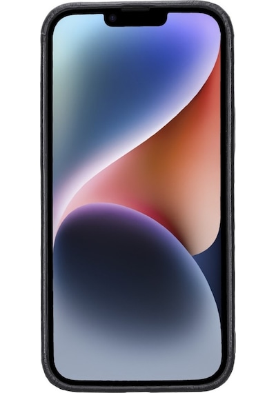 Apple Uyumlu iPhone 15 Plus Deri Arka Kapak Rock Rst1