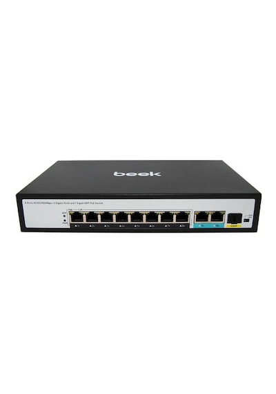 Beek Bn-gs-1083p2g1s 8 Port Gigabit Poe 2 Port Rj45 1 Port Sfp Poe Switch