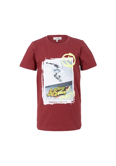Brz Kıds Brz Kids Erkek Çocuk Baskılı Kısa Kollu T-shirt-bordo Bordo