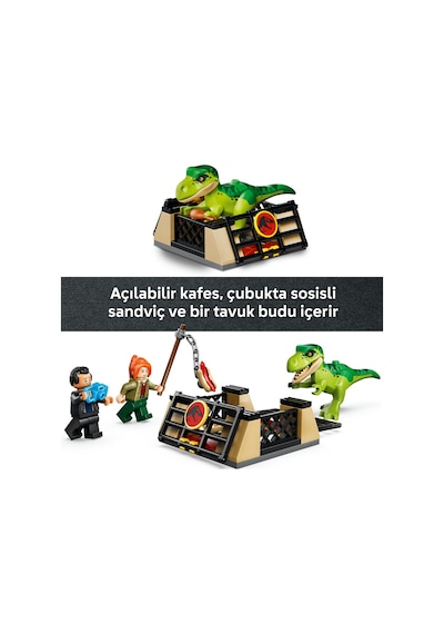 LEGO® Jurassic World Genç T. rex Taşıma Kamyonu 77978 - 4 Yaş Üzeri Çocuklar için Minifigür İçeren Oyuncak Yapım Seti (115 Parça)