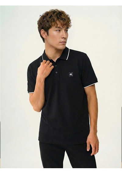 Loft Regular Fit Erkek Polo K.kol Lf2042647 Q1.v1 Siyah