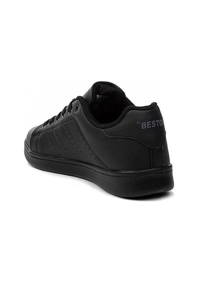 Best Of 041-24 Deri Kadın Sneakerı 36-40 Siyah